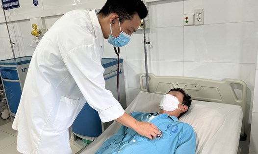 Bệnh viện Đà Nẵng vừa cứu sống nam thanh niên bị đâm thủng tim. Ảnh: BV