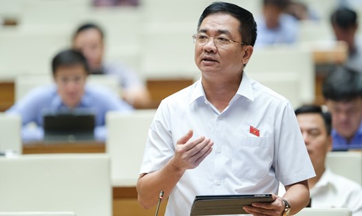 Đại biểu Nguyễn Minh Đức đề nghị làm rõ hơn khái niệm “bạo lực gia đình”. Ảnh: Phạm Thắng