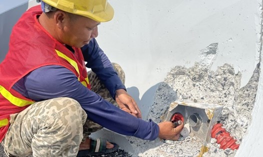 Hàng trăm vị trí bị cắt mất cáp ngầm hạ áp trên cao tốc Vân Đồn - Móng Cái Ảnh: Báo Quảng Ninh