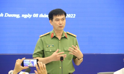 Đại tá Trịnh Ngọc Quyên cho biết các cơ quan đang khẩn trương điều tra để khởi tố vụ án theo điều 313 Bộ Luật Hình sự. Ảnh: Đình Trọng
