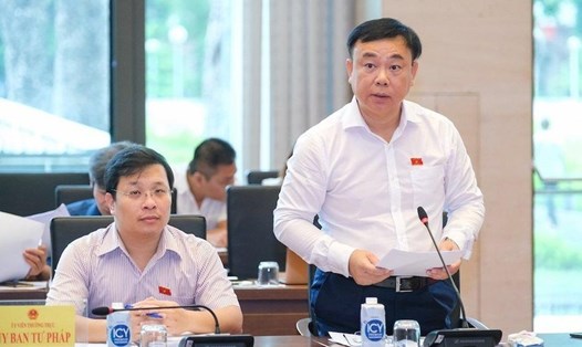 Thường trực Ủy ban Tư pháp Nguyễn Công Long. Ảnh: Phạm Thành
