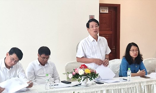 Chủ tịch Công đoàn Tổng Công ty Lê Phan Linh phát biểu tại hội nghị. Ảnh: CĐHH