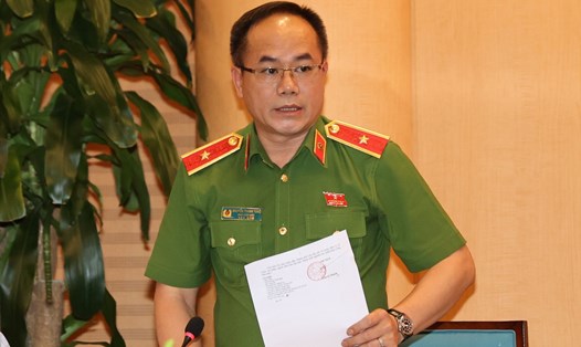 Thiếu tướng Nguyễn Thanh Tùng – Phó Giám đốc Công an TP Hà Nội. Ảnh: MD
