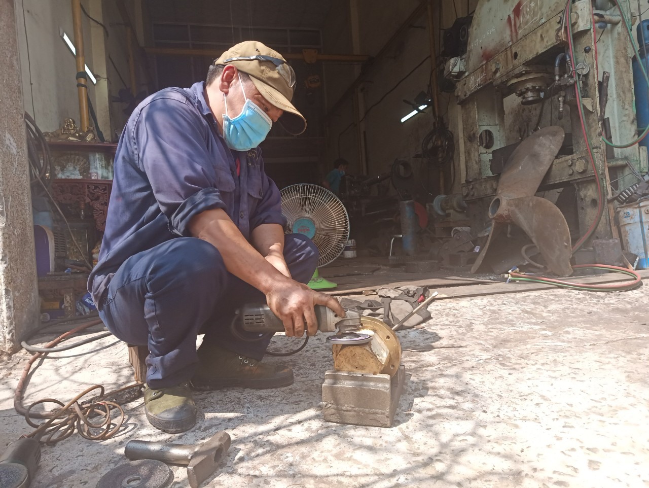 Người lao động ở TP.Cần Thơ. Ảnh: T.N