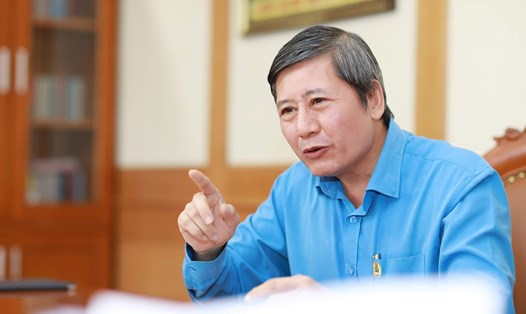Phó Chủ tịch Thường trực Tổng LĐLĐVN Trần Thanh Hải. Ảnh: H.N