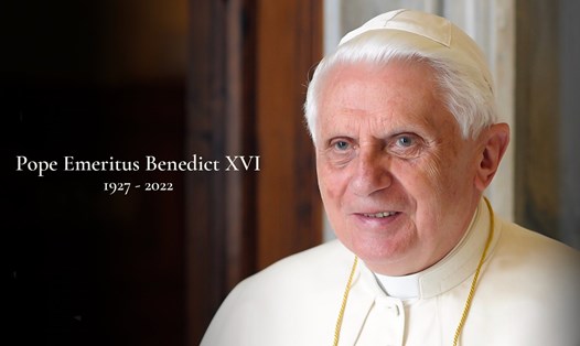 Cựu Giáo hoàng Benedict XVI qua đời ngày 31.12.2022. Ảnh: Vatican