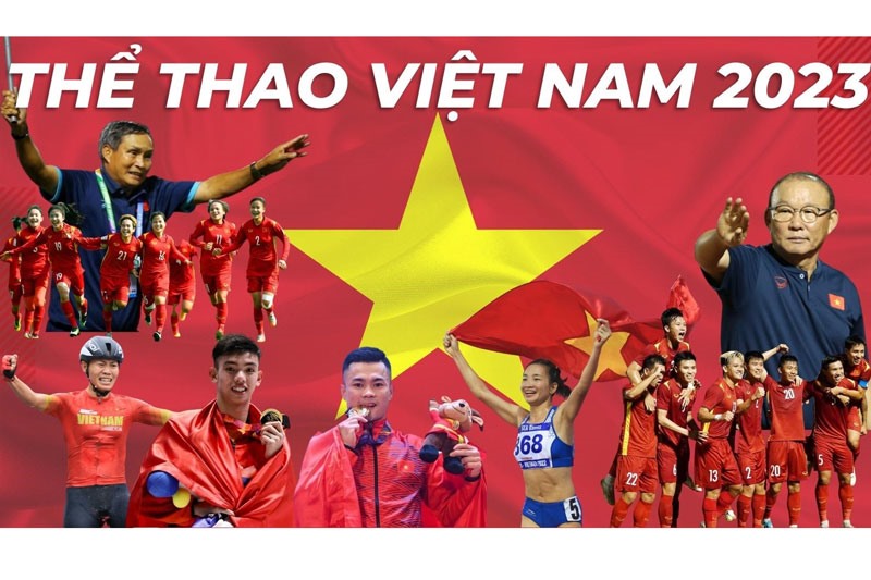 Thể thao Việt Nam có nhiều mục tiêu trong năm 2023. Ảnh đồ họa: Lê Vinh