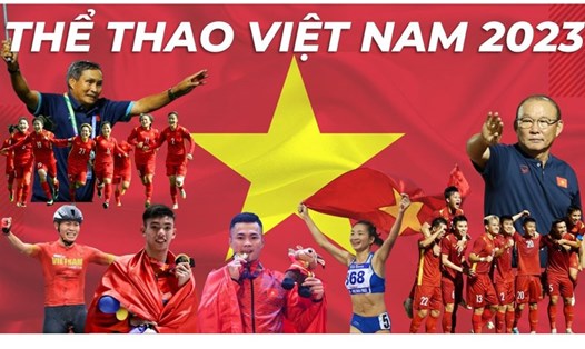 Thể thao Việt Nam có nhiều mục tiêu trong năm 2023. Ảnh đồ họa: Lê Vinh