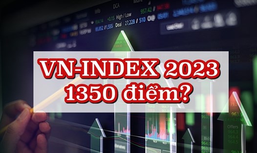 Chỉ số VN-Index dự báo sẽ tăng trong nửa cuối 2023. Đồ hoạ: Trà My