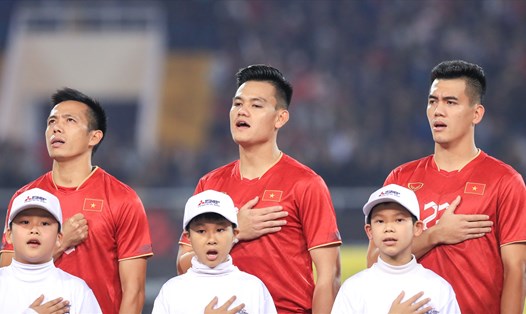 Tuyển Việt Nam giành vé vào chung kết AFF Cup 2022. Ảnh: Minh Dân