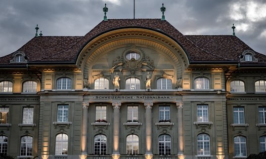 Trụ sở Ngân hàng Quốc gia Thụy Sĩ. Ảnh: AFP