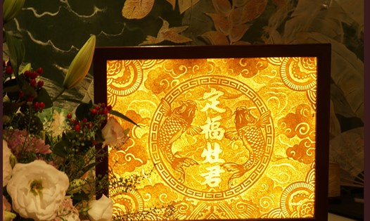 Bộ thiết kế bàn thờ Táo Quân bằng Trúc Chỉ ra mắt trong Tết Nguyên đán năm nay. Ảnh: Tường Minh