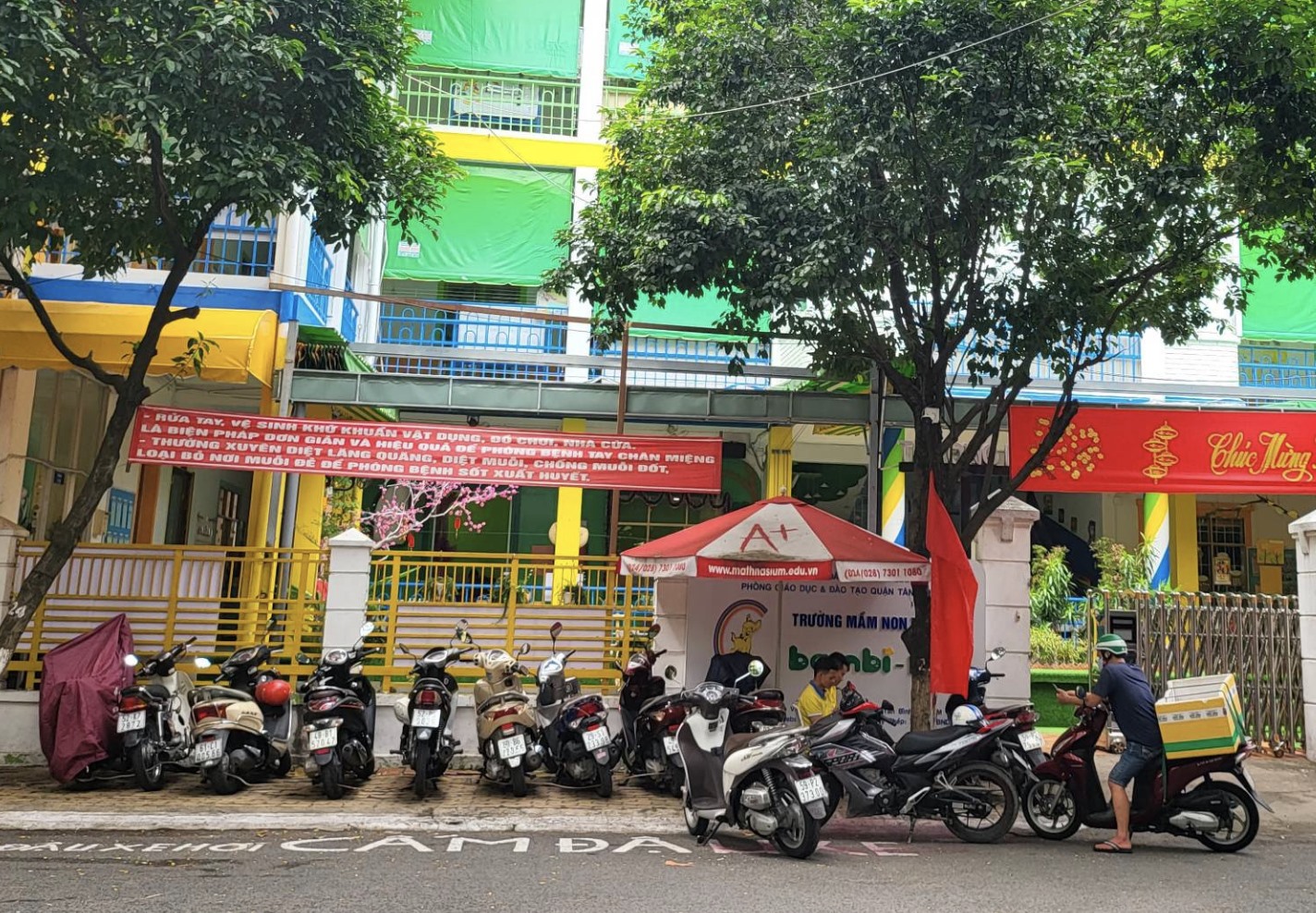 Trường Mầm non tư thục BAMBI – K300. Ảnh: Linh Phương