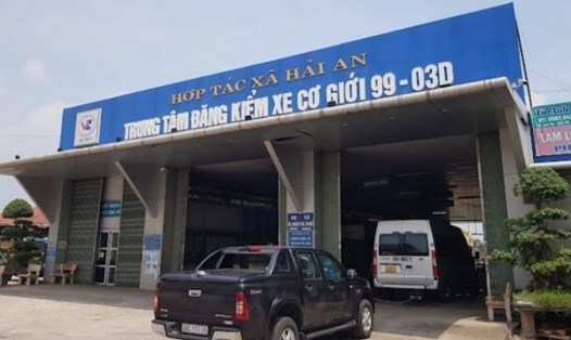 Tại Hà Nội, có tới 11 trung tâm đăng kiểm bị dừng hoạt động. Ảnh Cục Đăng kiểm VN