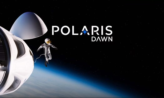 Năm 2023, SpaceX sẽ phóng tàu với phi hành đoàn thương mại và tổ chức chuyến đi bộ ngoài không gian cho họ. Ảnh: Polarisproject