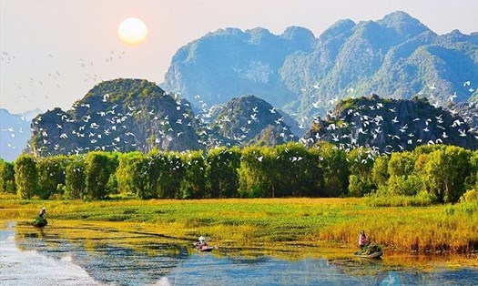 Khu bảo tồn thiên nhiên Vân Long (Ninh Bình). Ảnh: Ninh Mạnh Thắng