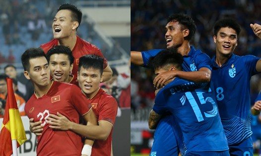 Màn so tài giữa tuyển Việt Nam và Thái Lan ở chung kết lượt đi AFF Cup 2022 khó có cách biệt lớn. Ảnh: AFF