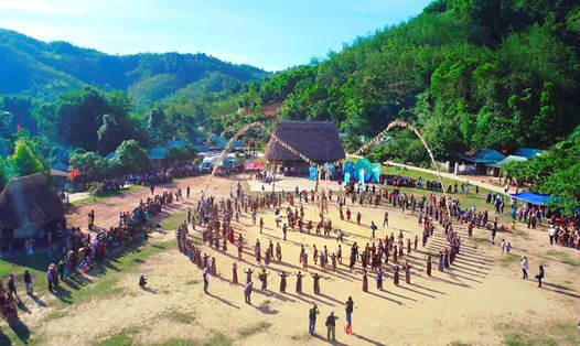 Đặc sắc lễ hội "tạ ơn rừng" của người miền núi, Quảng Nam. Ảnh: Trà Ban
