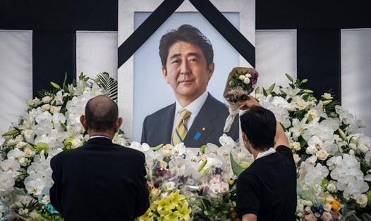 Tang lễ cựu Thủ tướng Abe Shinzo. Ảnh: AFP
