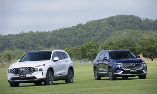 Hyundai SantaFe là mẫu SUV 7 chỗ bán chạy nhất năm 2022. Ảnh: TC Motor.