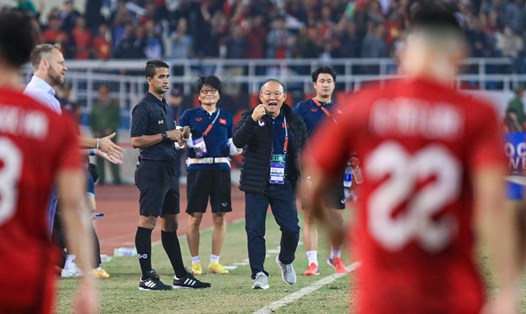 Huấn luyện viên Park Hang-seo có những sai số trong cách bố trí nhân sự. Ảnh: Minh Dân