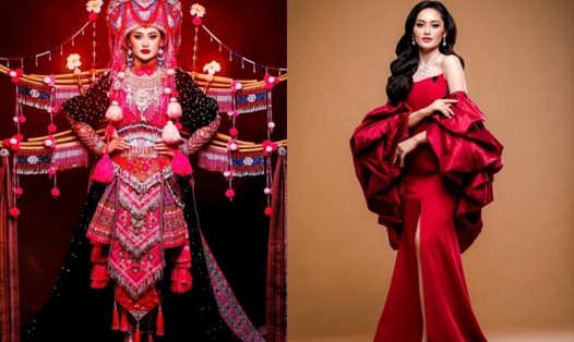 Hoa hậu Lào tại Miss Universe 2022. Ảnh: MU.