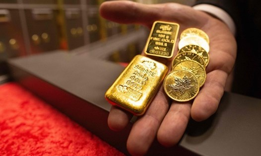 Giá vàng thế giới đang neo ở mức cao nhất trong vòng 9 tháng qua. Ảnh: AFP