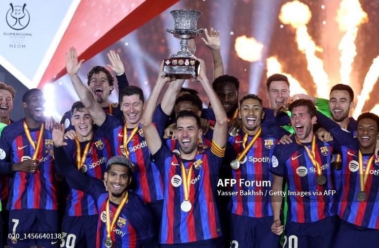Barcelona giành Siêu cúp Tây Ban Nha