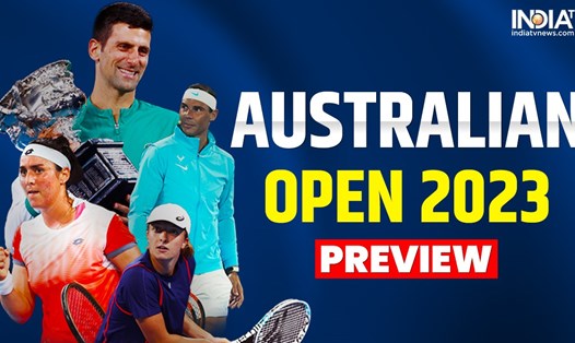 Mùa giải quần vợt 2023 chính thức bắt đầu với Australian Open. Ảnh: India TV