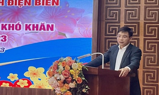 Bộ trưởng Bộ GTVT Nguyễn Văn Thắng làm việc với tỉnh Điện Biên trên cương vị mới. Ảnh: Giang Nam