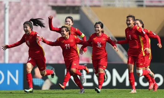 Đội tuyển Bóng đá nữ dự World Cup là một trong những sự kiện đáng chú ý của thể thao Việt Nam trong măm 2023. Ảnh: VFF