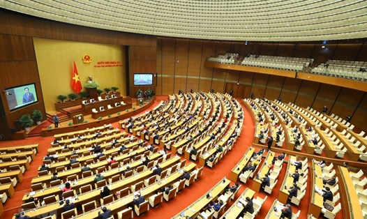 Quốc hội họp kỳ họp bất thường lần thứ 3 vào chiều 18.1.2023. Ảnh: Phạm Thắng