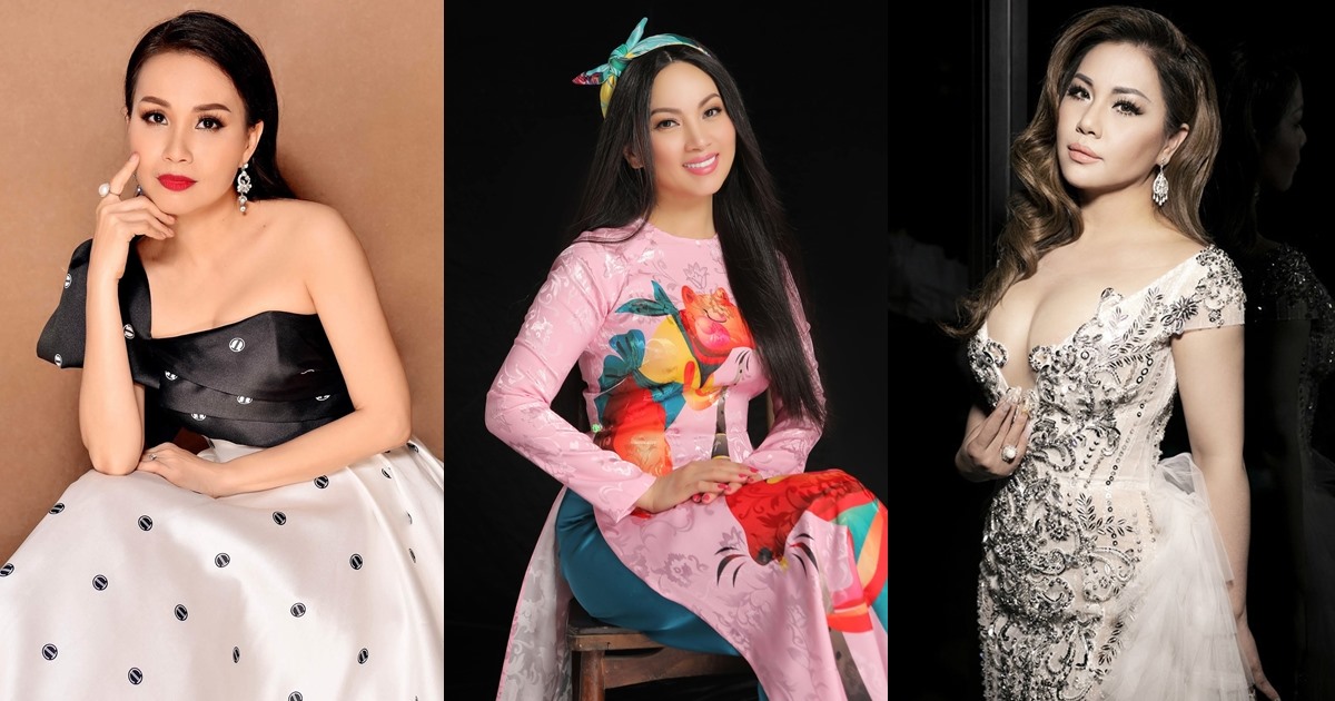 3 chị em ruột Cẩm Ly, Minh Tuyết, Hà Phương. Ảnh: Nghệ sĩ cung cấp.