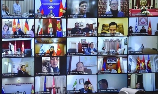 Ngành ngoại giao đã "phát huy tối đa vai trò “ăng-ten đối ngoại” của toàn bộ 94 cơ quan đại diện Việt Nam ở nước ngoài. Ảnh: TTXVN