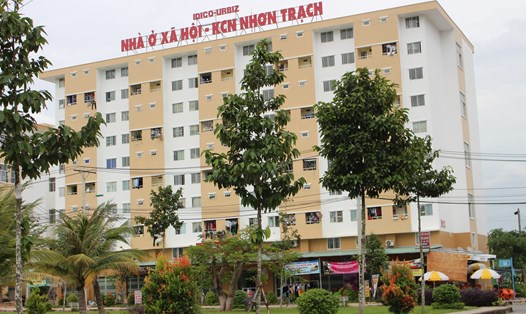 Nhà ở xã hội dành cho công nhân lao động tại huyện Nhơn Trạch. Ảnh: Hà Anh Chiến
