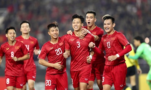 Tuyển Việt Nam sẽ tung đội hình mạnh nhất đấu Myanmar để giành ngôi nhất bảng B. Ảnh: VFF
