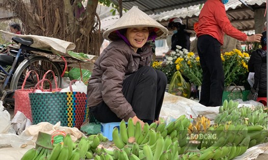 Chợ quê – Nét văn hóa truyền thống dịp Tết Thái Bình. Ảnh: Lương Hà