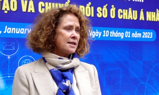 Bà Carolyn Turk - Giám đốc Quốc gia Ngân hàng Thế giới tại Việt Nam. Ảnh: Đức Mạnh