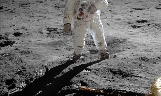 NASA vẫn muốn quay trở lại Mặt trăng, dù con người đã hạ cánh lên vệ tinh này từ năm 1969. Ảnh: NASA