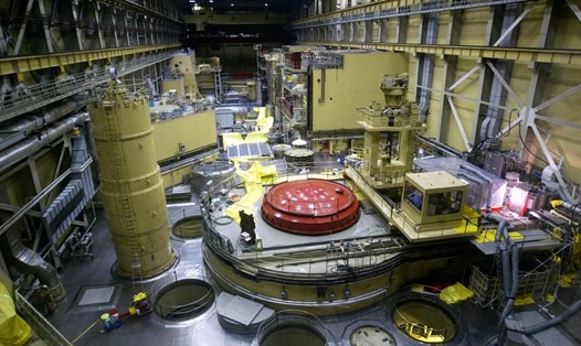 Bên trong nhà máy hạt nhân Paks ở Hungary. Ảnh: AFP