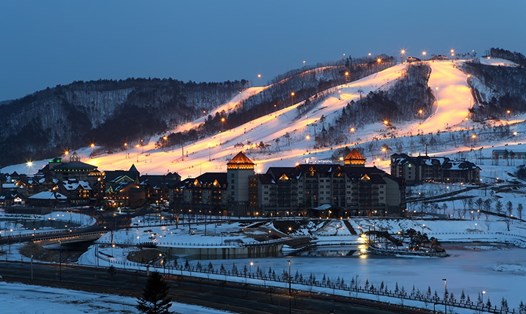 Những khu trượt tuyết được du khách Việt yêu thích dịp Tết Nguyên đán. Ảnh: KTO