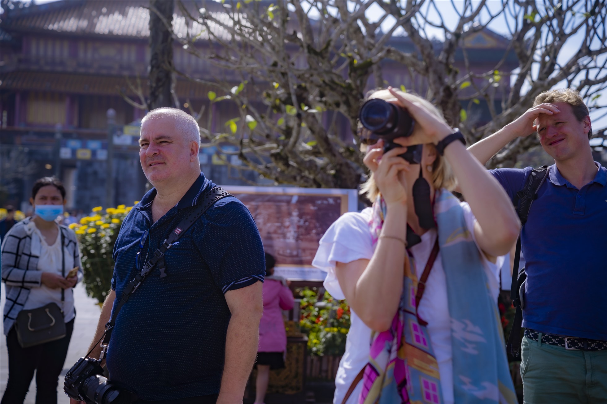 Khách quốc đến Huế tăng 3.500% so với năm 2022. Ảnh: Lê Hoàng.