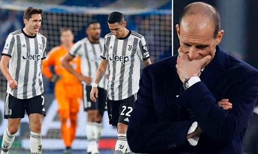 Juventus có thể là quân domino đầu tiên trong chuỗi đổ sập của Serie A. Ảnh: AFP