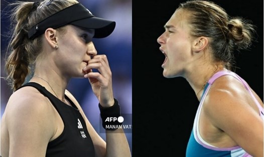 Elena Rybakina sẽ gặp Aryna Sabalenka ở trận đấu cuối cùng của Australian Open 2023. Ảnh: AFP