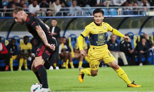 Quang Hải và Pau FC đã thắng 2-0 trên sân Annency ở lượt đi. Ảnh: Pau FC