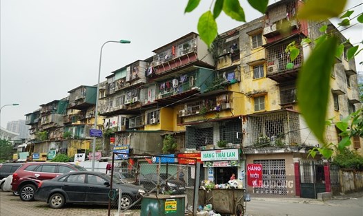 Hà Nội đang lập quy hoạch chi tiết cải tạo, xây dựng lại các khu chung cư cũ. Ảnh: Tùng Giang