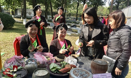 "Sắc thái văn hoá Bắc Ninh" được tổ chức tại Bảo tàng Dân tộc học Việt Nam. Ảnh: Ban tổ chức