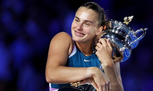 Aryna Sabalenka đăng quang Australian Open 2023. Ảnh: ABC