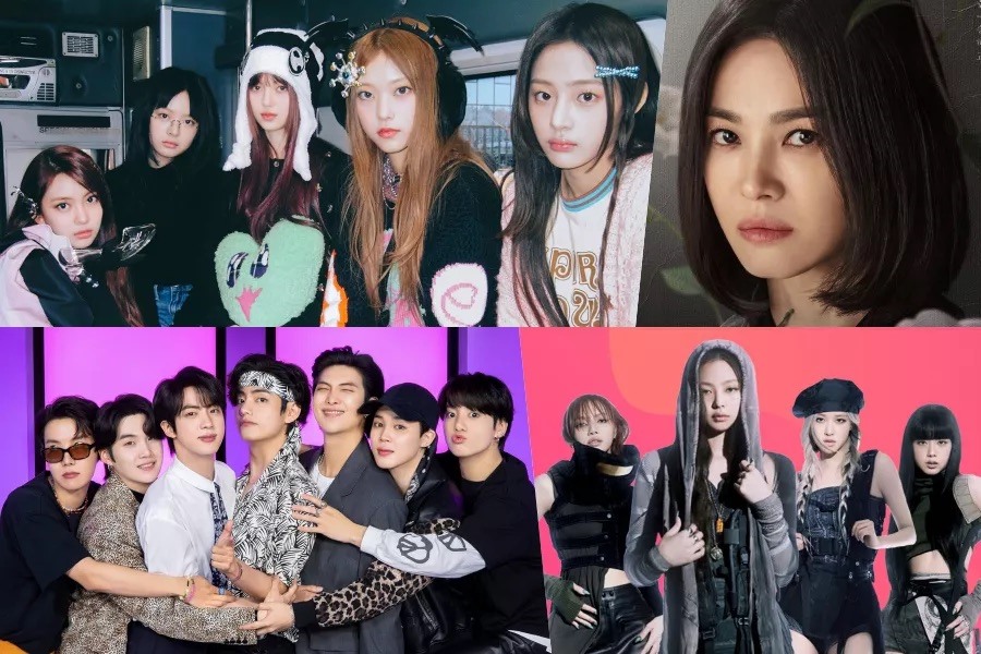 Sao Hàn hot nhất tháng 1: NewJeans vượt BTS, Blackpink, Song Hye Kyo