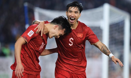 Tuyển Việt Nam sáng cửa vào bán kết AFF Cup 2022. Ảnh: Minh Dân